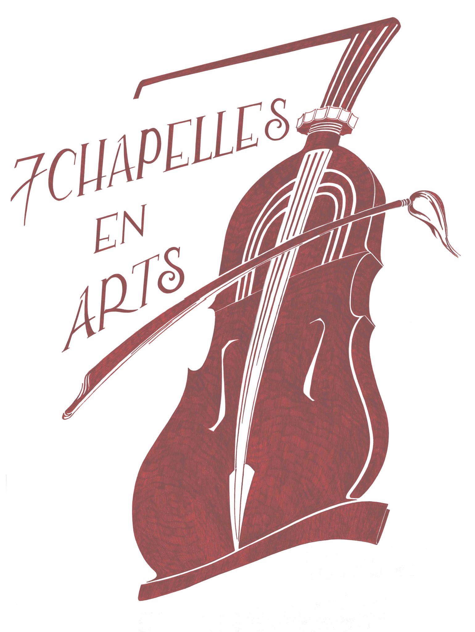 Logo : LES 7 CHAPELLES EN ARTS