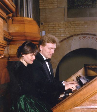 ERIC LEBRUN, titulaire de l’orgue de Saint-Antoine des Quinze-Vingts (Paris) et MARIE-ANGE LEURENT, titulaire de l’orgue de Notre-Dame de Lorette (Paris)
