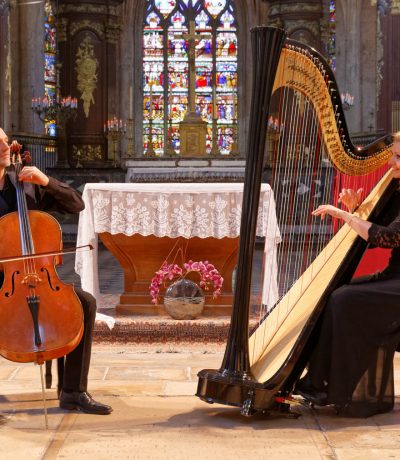 BEATRICE GUILLERMIN, harpe et MATTHIEU LEJEUNE, violoncelle
